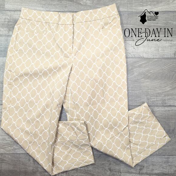 Ann Taylor The Crop Curvy Fit Pants Size 10 - Picture 1 of 7